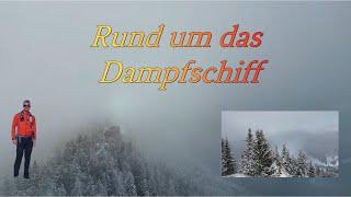 Rund um das Dampfschiff im Winter (1466m)