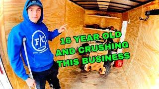 16 Years Old And 25+ Weekly Accounts | Lawn Care Success Story