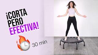 Corta pero Efectiva! Rutina De Jumping Fitness En Mini Trampolín para Principiantes