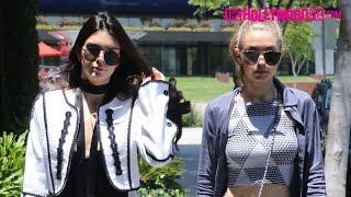 Kendall Jenner, Gigi Hadid & Kris Jenner Meet For Lunch At Zinque Cafe After Zayn Malik Breakup