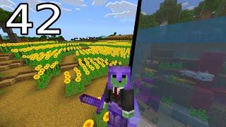 MINECRAFT HC EP 42: SUN FLOWER FOREST BUILDING + AXOLOTL STUDY ROOM