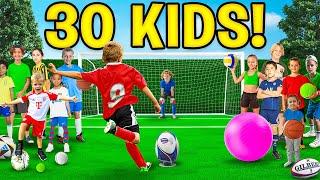 30 KIDS VS GREATEST MULTI-BALL GAMES!