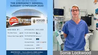 Sonia Lockwood, NELA Surgical Lead talks about the ASGBI EGS meeting