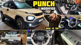 2024 Tata Punch Pure Base To Top Modification With Price  Tata Punch Base to Top 