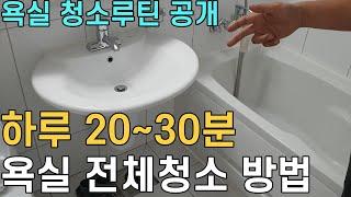 하루 20~30분! 욕실전체 청소방법 공개/ 정말 쉬운 화장실 청소루틴/ 매직청소TV