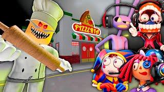The Amazing Digital Circus Characters Escape Papa Pizza's Pizzeria!