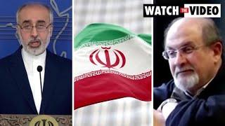 Iran blames Rushdie for stabbing attack