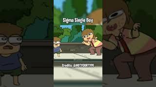 Sigma Single Boy ft. NOT YOUR TYPE Sigma Rule Animation #notyourtype #sigmarule #shorts
