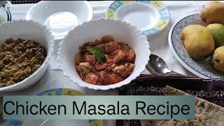 Chicken Masala Recipe By chef Shaheen | food channel | #chickenrecipe