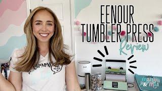 EENOUR Tumbler Press Review + Trying Sublimation Tumblers!