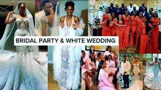 EMOTIONAL Sharon Oja PRAYS For Her BRIDESMAIDS At Her WHITE WEDDING #wedding #trending #fun