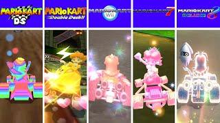 Evolution of Princess Daisy Super Stars in Mario Kart Games (1992-2024)