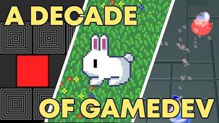 A Decade of Gamedev: My Journey in 25 Projects