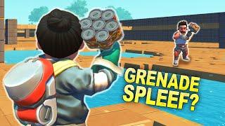 We Played Spleef With GRENADES and It's Amazing!