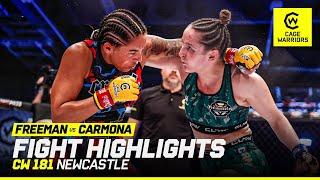 WOMEN'S CHAMPION CROWNED  | Kennedy Freeman vs. Mafalda Carmona | CW 181 Newcastle Fight Highlights