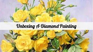 Unboxing 4 Diamond Painting Kits from ADiamondPainting