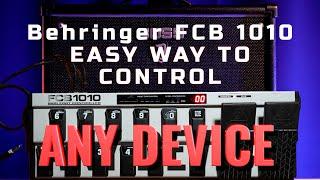 HOW TO SETUP Behringer FCB1010 easy level for control any device