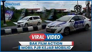 Bak Film Action, Mobil PJR Polda Jateng Kejar Mobilio di Jalan Pantura hingga Perkampungan