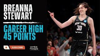 Breanna Stewart 45 Points in Home Game Debut with the New York Liberty | WNBA Hoops