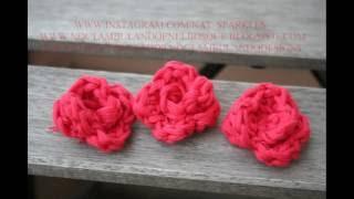 ROSA DE CROCHET FÁCIL  (5 MINUTOS)