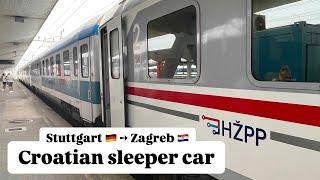 Croatian Sleeper Train | Stuttgartto Zagreb in 14hours | Crossing 4 nations