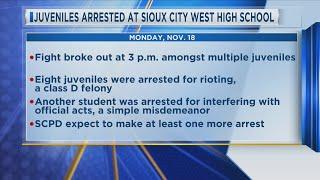 Juveniles Arrested At Sioux City West High School