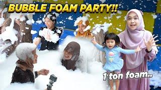 WOW! Bubble Foam Party Di Rumah Ricis!!