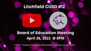 Board of Education Meeting 4-26-22