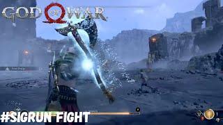 God of War 4  - Sigrun The Valkyrie Queen Boss Fight