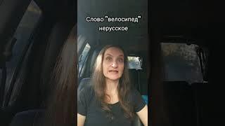 Слово "велосипед" нерусское #культура #культурология #русскийязык #язык #лингвистика #велосипед