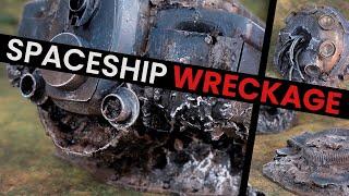 Crafting SPACESHIP WRECKAGE - Scratch-built Wargaming Terrain