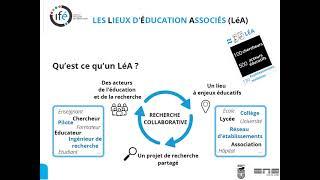 Présentation des LéA de l'académie de Créteil, mai 2022