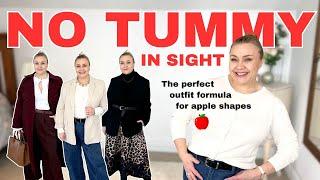 The PERFECT OUTFIT FORMULA for apple shapes + 5 outfits to prove it!