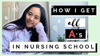 Get all A's in nursing school // Study NCLEX with me