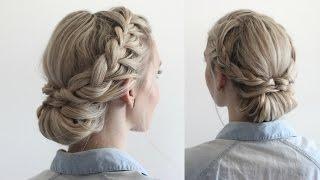 Double Braided Updo