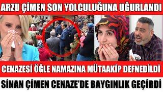 ESRA EROL’DA ARZU ÇİMEN CENAZESİ TOPRAĞA VERİLDİ GÖZYAŞLARI SEL OLDU SİNAN ÇİMEN AĞLADI İŞTE O ANLAR