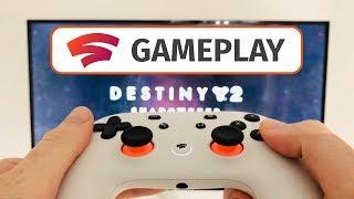 Stadia GamePlay | Playing Destiny 2 on Google Stadia for the first time using Chromecast ultra