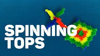 Make your own Plus-Plus Spinning Tops!