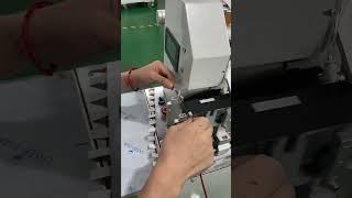 The wire labeling machine can simultaneously label two wires with very small diameters #labeling