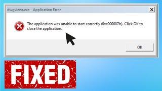 How To Solve This Application Was Unable To Start Correctly in 2024