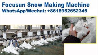 Focusun high similarity artificial snow machine 600KGS