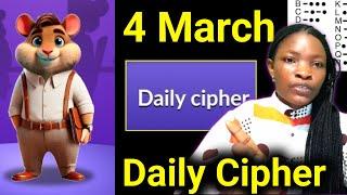 4 March Hamster Kombat Daily Cipher Today - Hamster Verse Cipher Today.