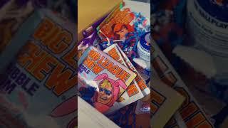 Unboxing a Package from Big League Chew