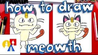 How To Draw Meowth Pokemon