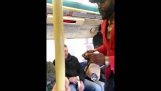 Racist woman on London Underground telling black people 'they used to be slaves'