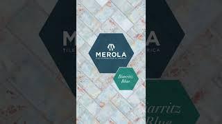 Biarritz Blue by Merola Tile