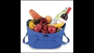 Mercado Insulated Cooler Basket; Modern Picnic Basket, Insulated Picnic Basket