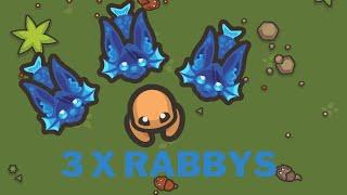 Taming.io 3x Rabbys Gameplay!