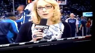 Doris Burke Drops the F-BOMB Live on ESPN TV