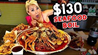 $130 WORTH OF SEAFOOD BOIL at Bubba's Crab House in Rowland Heights, CA!! #RainaisCrazy